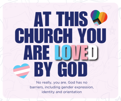 Created by Rebecca Filier at Trinity United Prince George as Signage to Share and Use