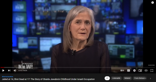 
Democracy Now news update on Obaida's shooting death (May 21, 2021)