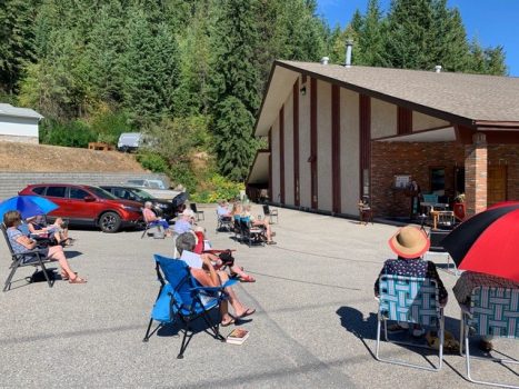 Outdoor Worship at Castlegar United Church